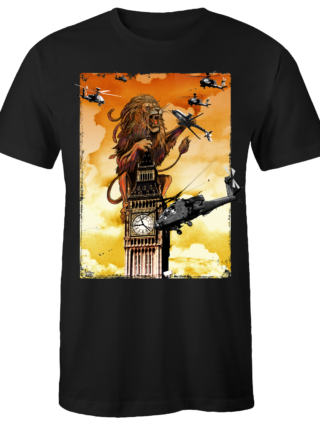 T-Shirt "Lion Dred" (schwarz)