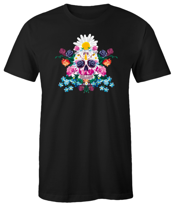 T-Shirt "Sugar Skull" (schwarz)