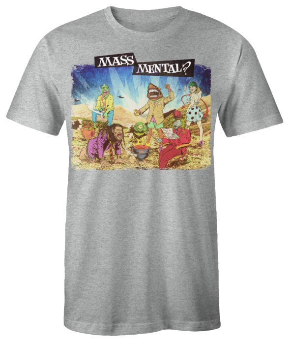 Mass Mental T-Shirt "Mass Mental" (grau mélange)